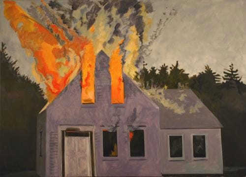 Artwork Title: Burning House