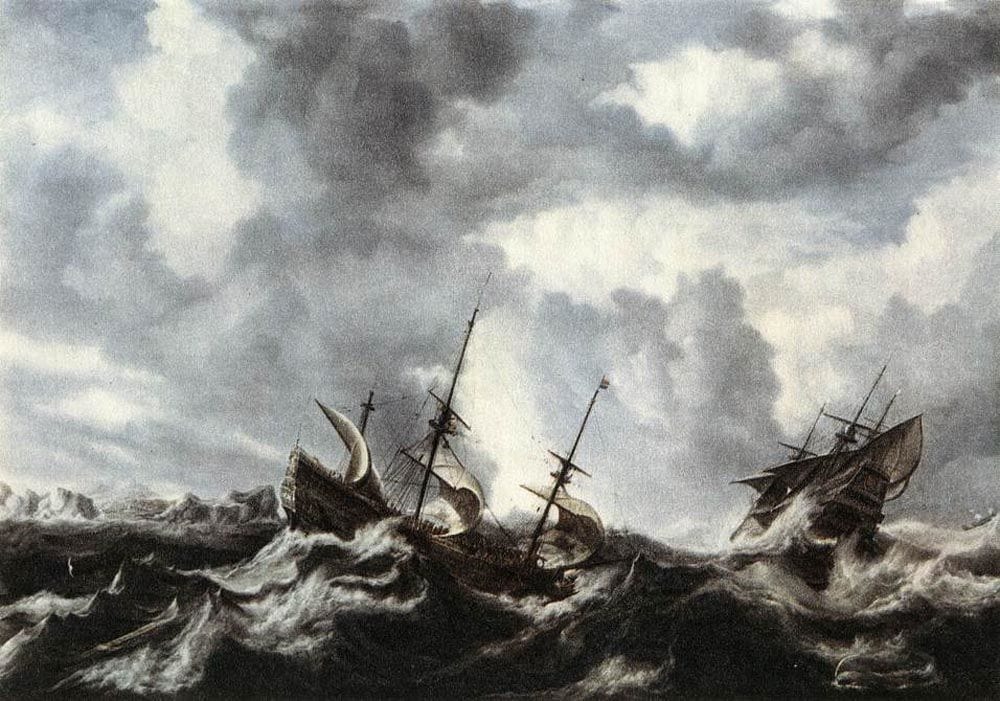 Artwork Title: Storm On The Sea