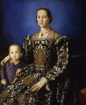 Artwork Title: Eleonora di Toledo col figlio Giovanni