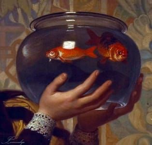 Artwork Title: The Goldfish Bowl