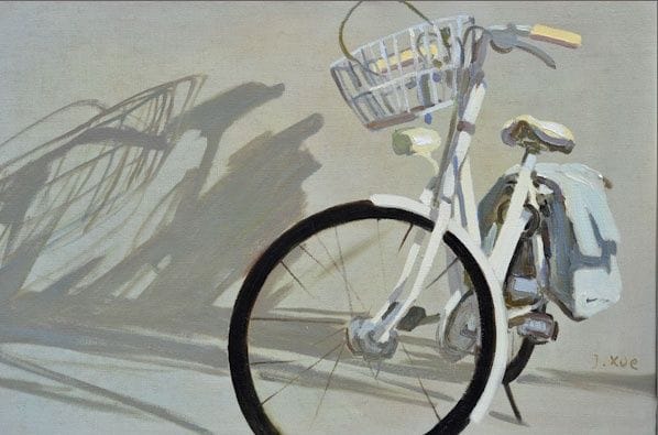 Artwork Title: Witte fiets (White Bicycle)