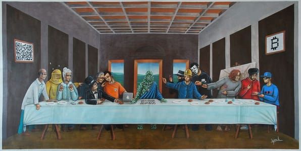 Artwork Title: The Last (Bitcoin) Supper