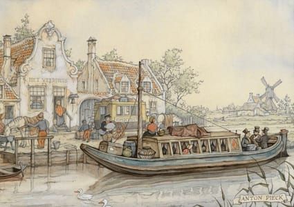 Artwork Title: Het Veerhuis (The Ferry House)