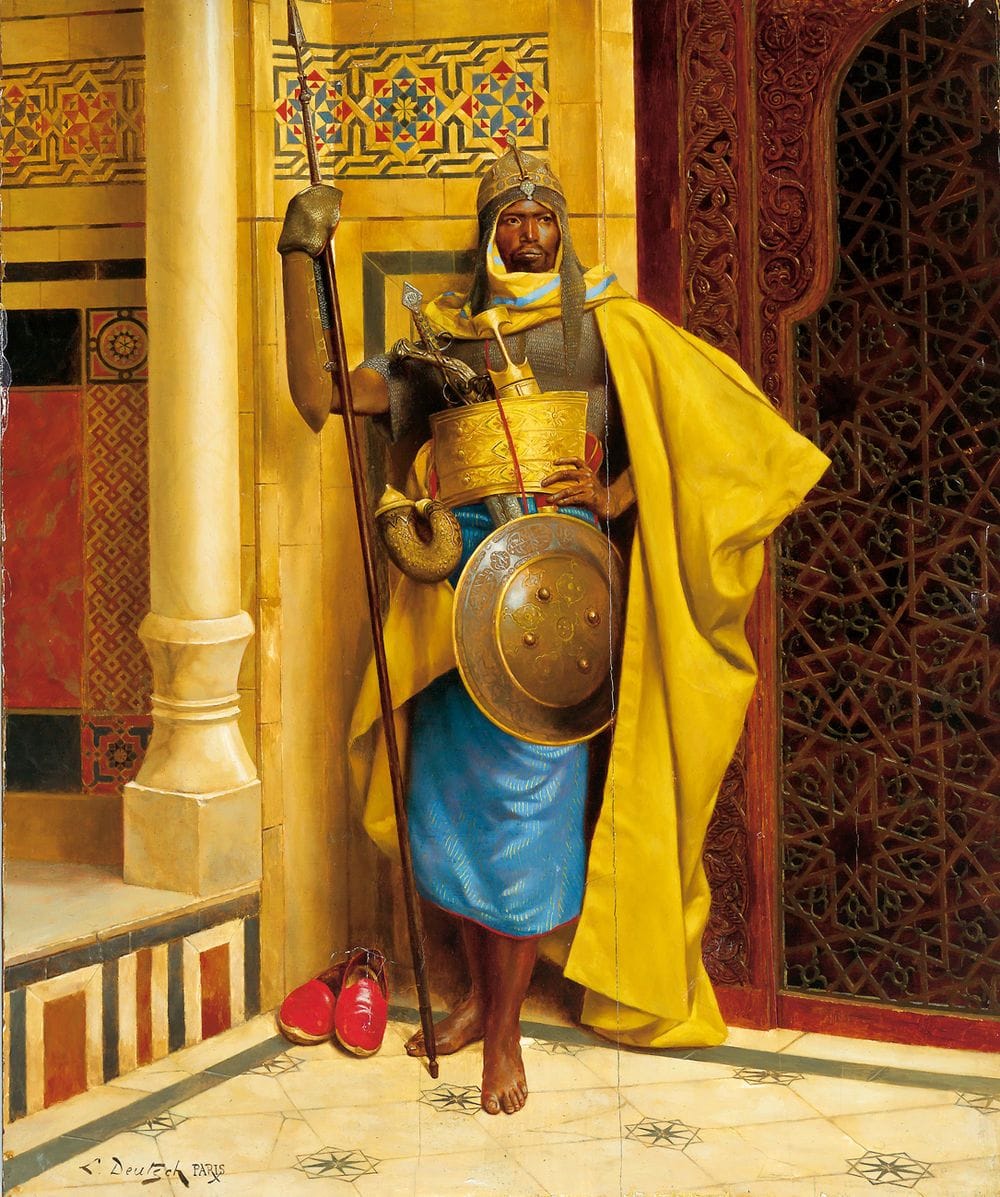 Artwork Title: The Nubian Palace Guard