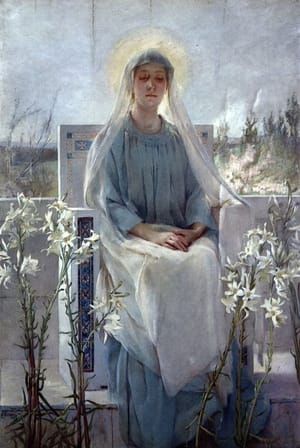 Artwork Title: Meditation of the Holy Virgin