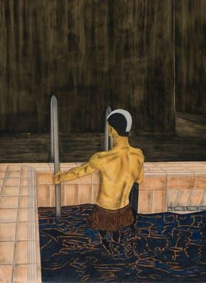 Artwork Title: De zwemmer (The Swimmer)
