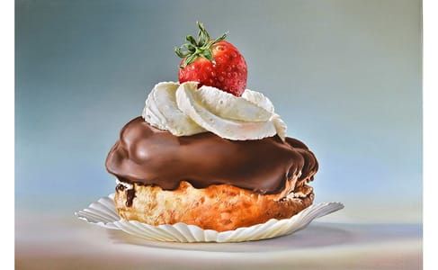 Artwork Title: Pastry with Strawberry