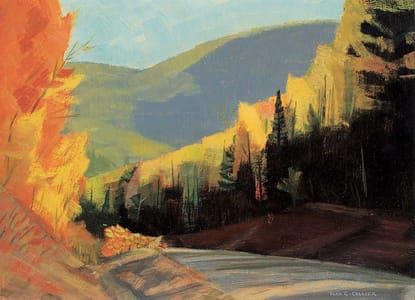 Artwork Title: Autumn Roadside
