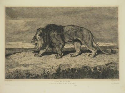 Artwork Title: Striding Lion