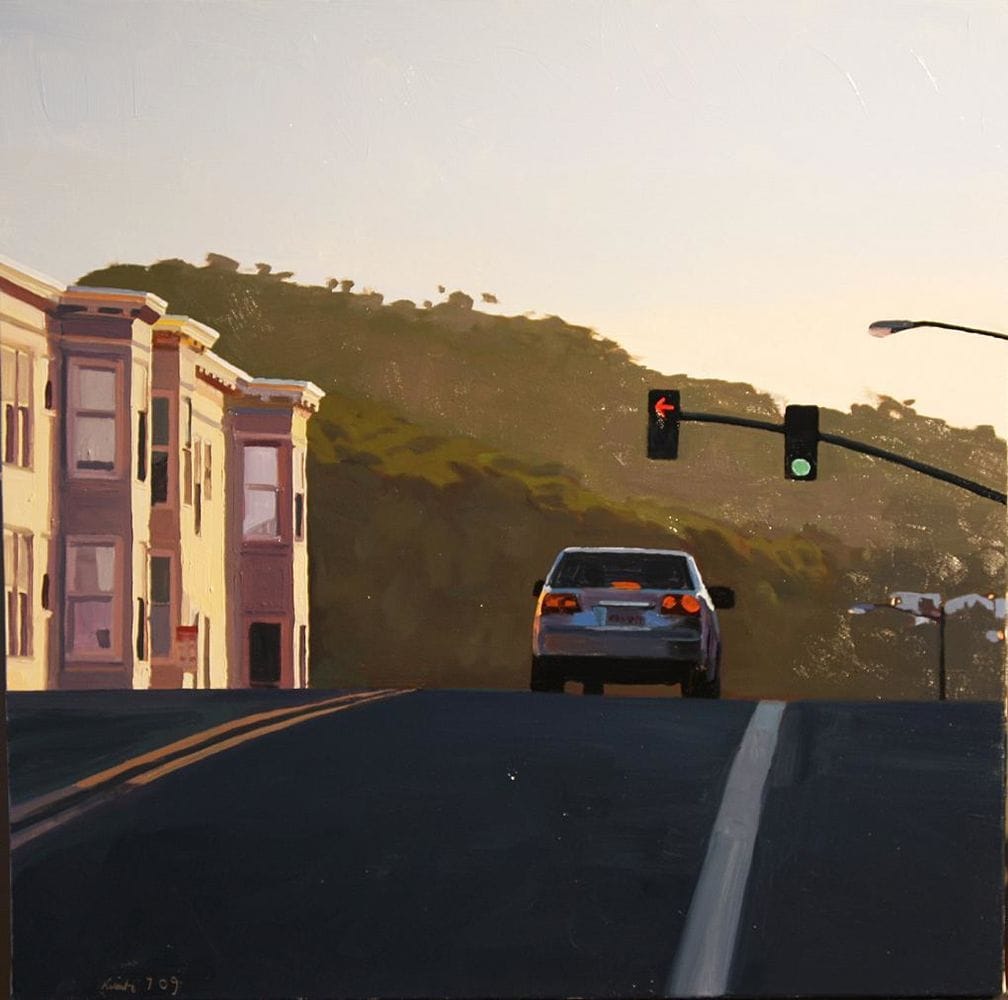 Artwork Title: Above Cole Valley,  July