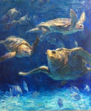 Artwork Title: Sea Turtles