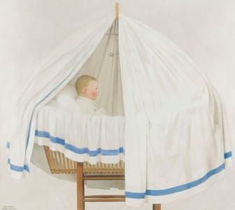 Artwork Title: The Crib or Sylvie in her Crib