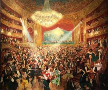 Artwork Title: At The Theater Of La Monnaie In Brussels