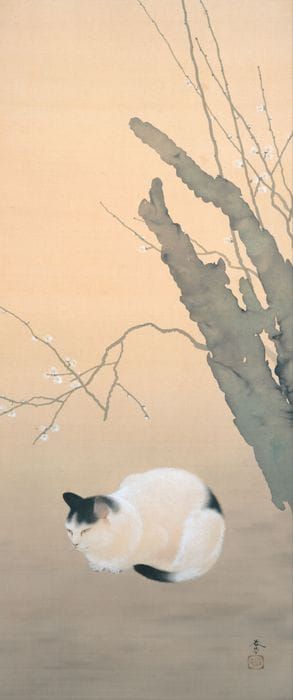 Artwork Title: Cat and Plum Blossoms
