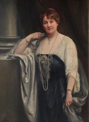 Artwork Title: Portrait of an Unknown Edwardian Lady