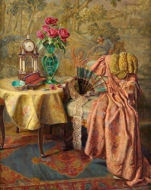 Artwork Title: Interior with Still Life