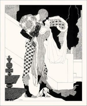 Artwork Title: Illustration for Shakespeare's King Lear:  Act IV, Scene 2. Goneril to Edmund