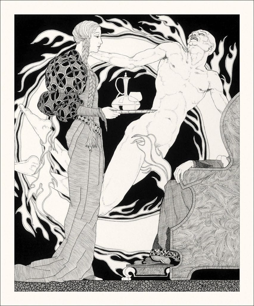 Artwork Title: Illustration for Shakespeare's King Lear:  Act IV, Scene 7. Lear to Cordelia: “Thou art a soul in bl