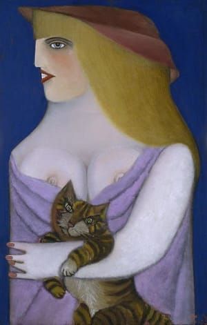Artwork Title: Homage to a Cat