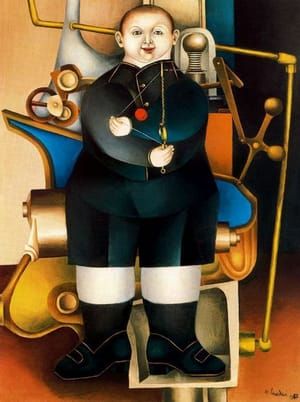 Artwork Title: Boy with Machine