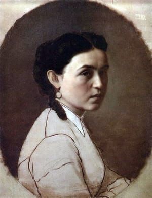 Artwork Title: Portrait of Yelena Perova, née Scheins, The Artist's First Wife