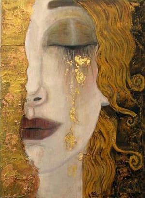 Artwork Title: Larmes d’or’ (Golden Tears)