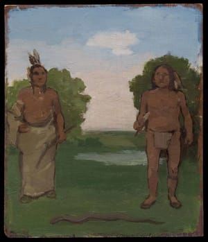 Artwork Title: Landscape with Two Indians