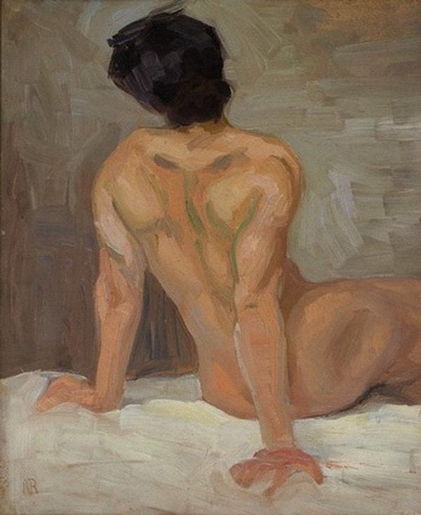 Artwork Title: Nude from the back