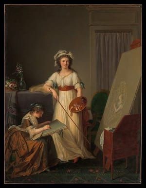 Artwork Title: The Interior of an Atelier of a Woman Painter