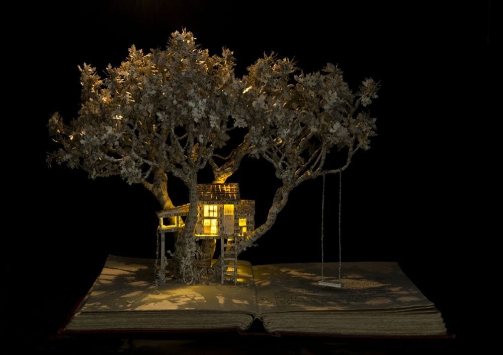 Artwork Title: The House In The Oak Tree