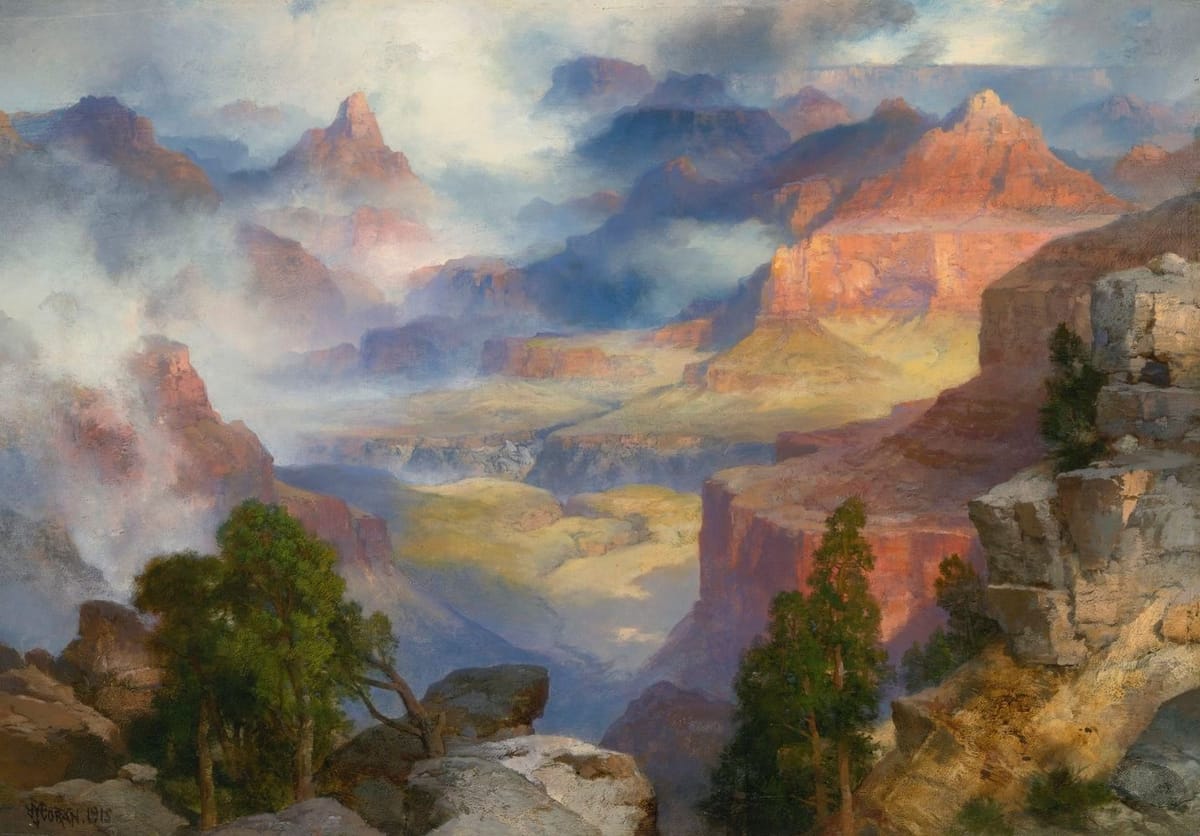 Artwork Title: Grand Canyon in Mist