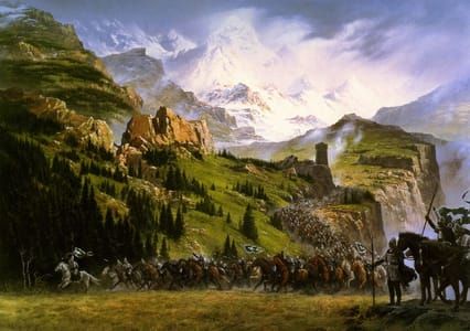 Artwork Title: The Riders of Rohan
