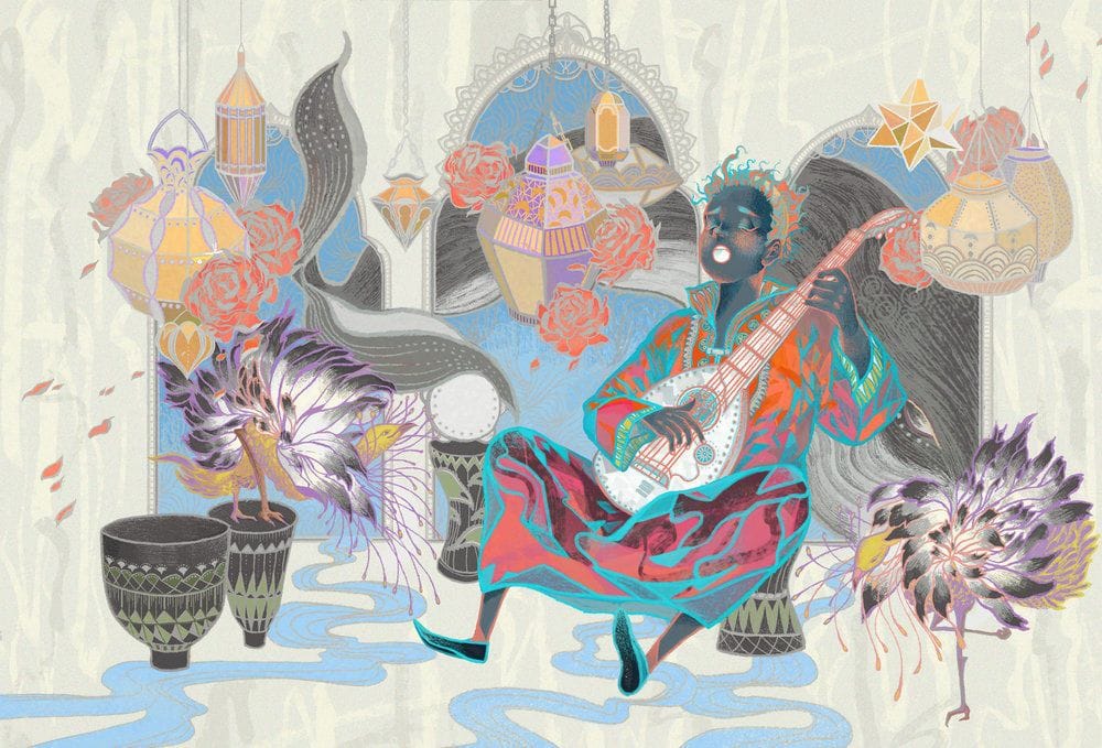 Artwork Title: Lonely Singer