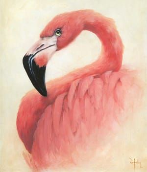 Artwork Title: Flamingo
