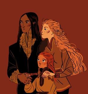 Artwork Title: Feanor, Nerdanel and Maedhros