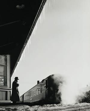 Artwork Title: My Father at the Train Station, Painesville, Ohio