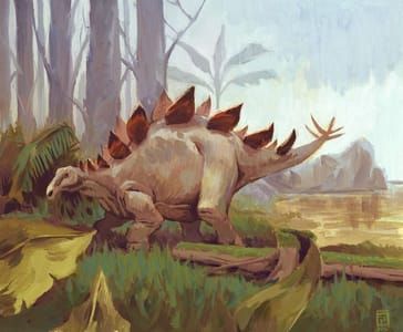 Artwork Title: Stegosaurus Ungulatus