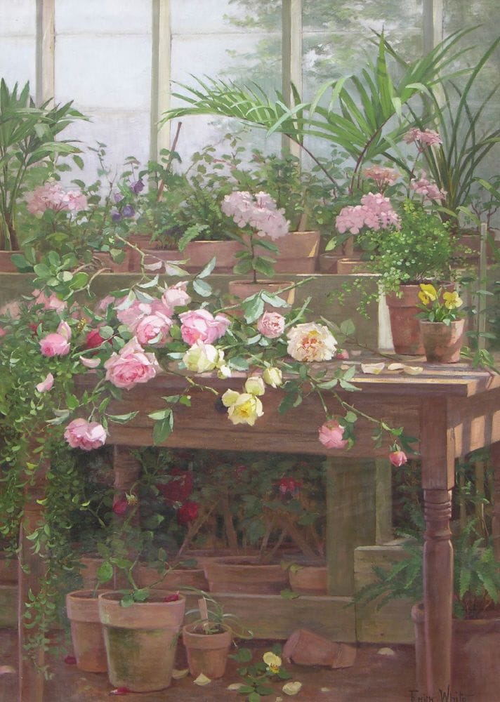 Artwork Title: Roses in the Sunroom