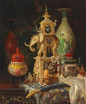 Artwork Title: Still Life with Asian Objects
