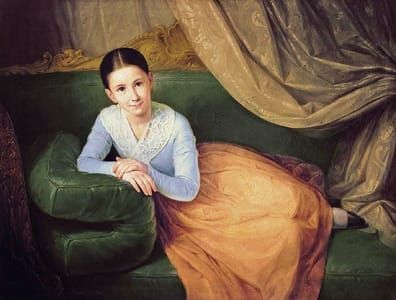 Artwork Title: Retrato de la hija del pintor (Portrait of the Artist's Daughter)