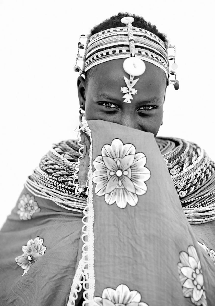 Artwork Title: Shy Samburu girl