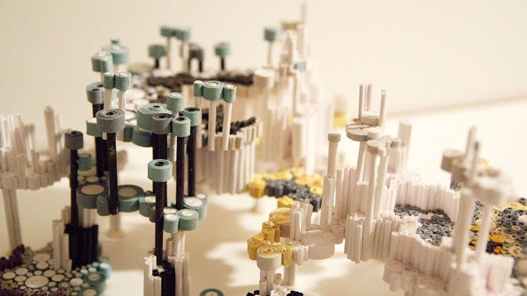 Artwork Title: Paper Sculpture