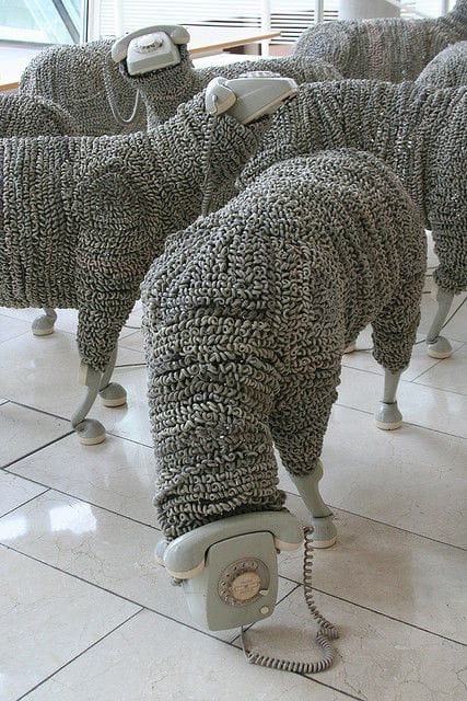 Artwork Title: Telephone Sheep