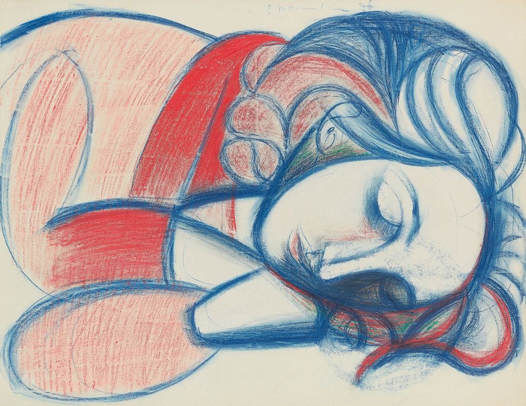 Artwork Title: Portrait de femme endormie. III (Portrait of a sleeping woman. III)