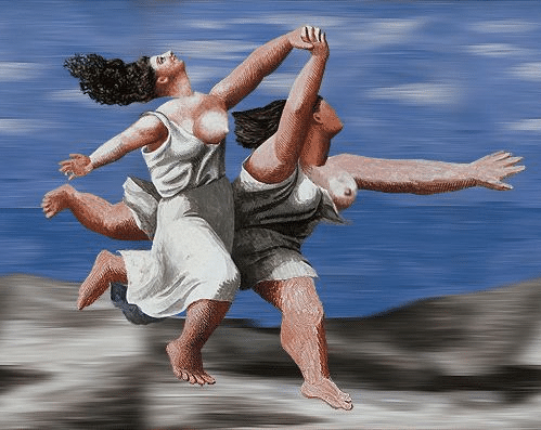 Artwork Title: After Deux femmes courant sur la plage (La course) (Two Women Running on the Beach (The Race))