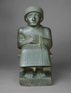 Artwork Title: Statue of Gudea, 2090 BC