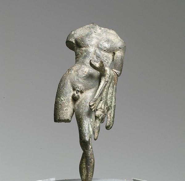 Artwork Title: Bronze Statuette of Hercle (Roman Hercules)