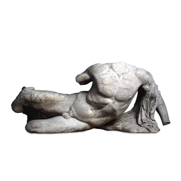 Artwork Title: Figure of a river-god from the west pediment of the Parthenon