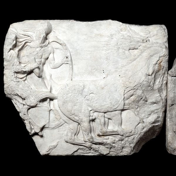 Artwork Title: Chariot group from the south frieze of the Parthenon