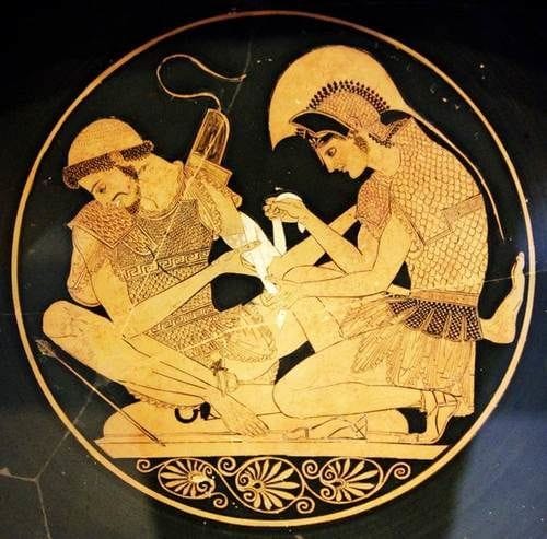 Artwork Title: Patroklos And Achilles